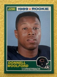 1989 Score Donnell Woolford RC Chicago Bears #247 - Bild 1 von 1