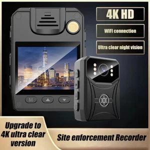 1080P Camcorder Mini Police Body Camera HD 120° Video DVR IR Night Cam 18 Hour - Picture 1 of 18