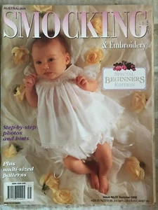 Issue No. 31 Australian Smocking and Embroidery Magazine Special Beginners Editi - Picture 1 of 16
