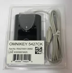Lector de tarjetas inteligentes sin contacto HID Omnikey 5427CK Gen 1 USB negro R54270001 NUEVO - Imagen 1 de 4
