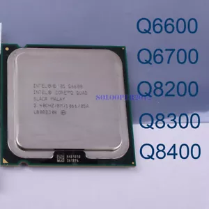 Procesador de CPU Intel Core 2 Quad Q6600 Q6700 Q8200 Q8300 Q8400 Q9550 LGA 775 - Imagen 1 de 6