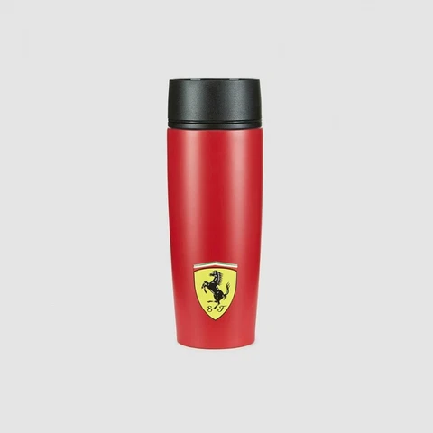 Scuderia Ferrari Matte Red Thermal Mug Cover
