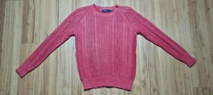 Polo Ralph Lauren Women's Long Sleeve Red Crew Neck Knit Pullover Sweater (S) - Picture 1 of 8