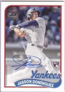 JASSON DOMINGUEZ 2024 TOPPS 1989 INSERT RC AUTO #89BA-JD + BONUSES! YANKEES! - Picture 1 of 3