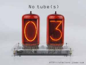[*Sin tubo*]-2 dígitos-Z568M-USB-dígitos alimentados por dígitos NIXIE + gabinete de acrílico - Imagen 1 de 3