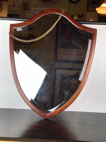 Vintage Bombay Company Antique Cherry Hepplewhite Wall Mirror Cover