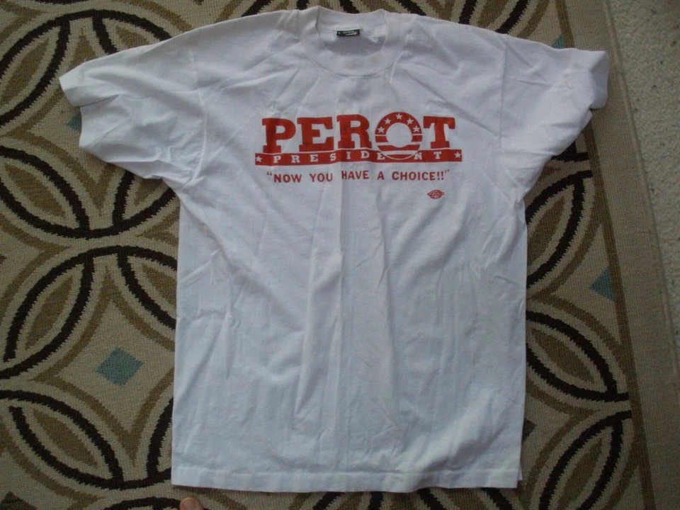 Camiseta vintage Perot 92 para hombre talla L  Foto 1 de 1