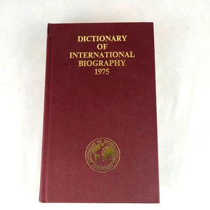 Dictionary of International Biography 1975 Part 2 K-Z - Imagen 1 de 5