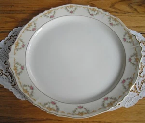 Plato redondo vintage Syracuse China forma federal WARDELL 12 1/2" ~  - Imagen 1 de 6
