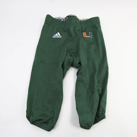 Miami Hurricanes adidas Football Pants Men's Green New Cover