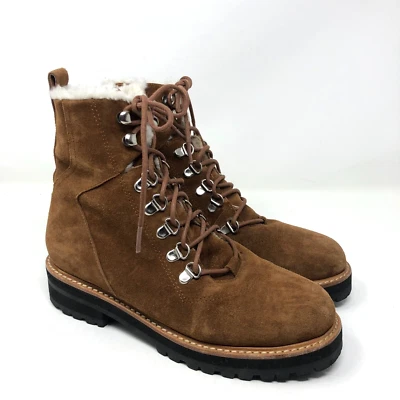 Sol Sana Harlan замшевые ботинки женщин 37 6 бежевый искусственного меха с подкладкой Cottagecore зима - Изображение 1 из 4