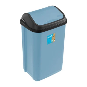 swantje Mülleimer mit Schwenkdeckel 10 l nordic blau - Bild 1 von 8
