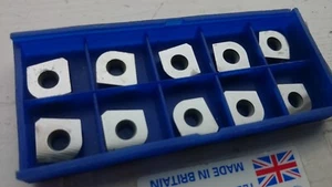 10 Glendower carbide inserts CFGW 110350 K15 ( CFGW110350 11 03 05 ) - Picture 1 of 2