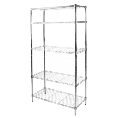 Hyper Tough B35Z-2 5-Tiers Steel 36"W x 12"D X 72"H Storage Shelf Unit