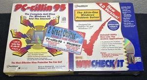 Vintage Touchstone Anti Virus Bundle PC-Collin 95 Win Check It 4.0 Logiciel - Photo 1/9