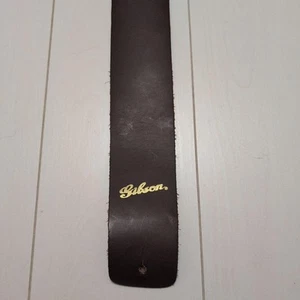 Gibson guitar bass effects strap A70 Leather Genuine Comfort Live Performance - Picture 1 of 6