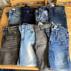 Bundle 8 Pairs Blue,black Ladies Jeans Sizes 8,10&S… - Picture 1 of 19