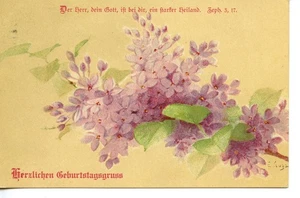 SWITZERLAND - BIRTHDAY GREETINGS - PC287 - Picture 1 of 2