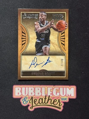 2018-19 Chronicles Timeless Treasures Dennis Scott tinta plateada automática SN/49 Magic Foto 1 de 2