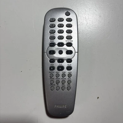 Genuine Philips DVD Remote Control For Silver Tested Working - Image 1 of 3
