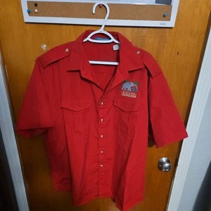 RaRe Oregon Zoo GUIDE Short Sleeve Button Shirt Metro Washington Park Employee - Picture 1 of 4