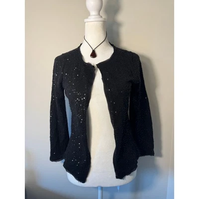 Suéter negro pelo de conejo cachemir lana de cordero J.Crew XS Foto 1 de 4