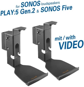 MyWall 2 Wandhalter passend für SONOS Lautsprecher PLAY:5 Gen.2 & Five - Bild 1 von 7