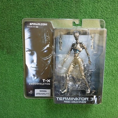 Terminator 3 Rise of the Machines T-X ENDOSKELETON AF McFarlane 2003 SEALED READ - Image 1 of 4