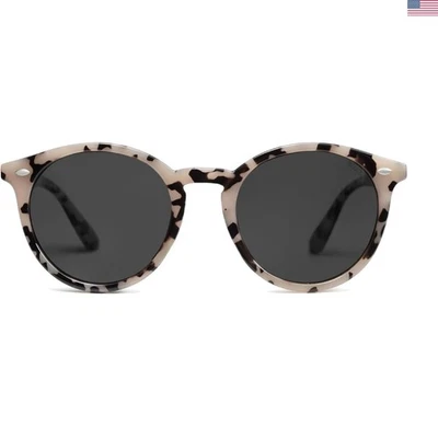 Óculos de sol polarizado vintage bege tartaruga - Proteção chique para cada roupa - Imagem 1 de 4