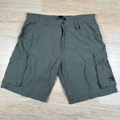 Boy Scouts of America Green Cargo Shorts Adult Large L Centennial Uniform - Image 1 of 4