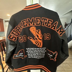 Supreme Team Varsity Jacket Black, Size (M )Academic CPT honors - Picture 1 of 24