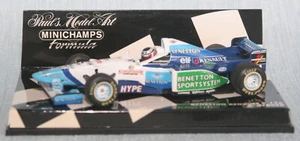 MINICHAMPS 1:43 BENETTON RENAULT B 196 F1 CAR GERHARD BERGER BOXED - Picture 1 of 10