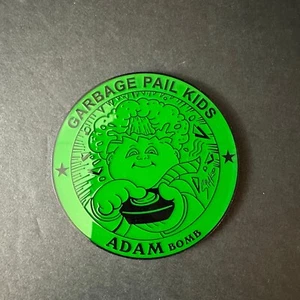 Garbage Pail Kids Green Variation 3 inch SIMKO Adam Bomb Challenge Coin - Picture 1 of 2