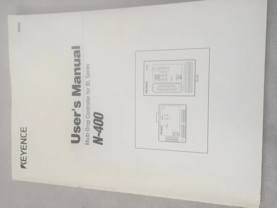 Keyence Multi-Drop Controller for BL Series N-400 Users Manual, 96M0353 - Image 1 of 1