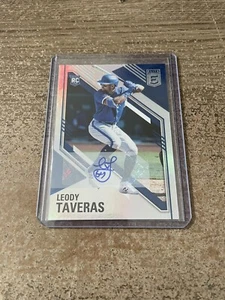 2021 Panini Chronicles Elite Rookie Auto #14 Leody Taveras Elite Autograph - Picture 1 of 2