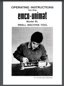 Emco Unimat SL Drehmaschine Serviceteile Bedienungsanleitung 61 Seiten Schmuck Uhrmacher - Bild 1 von 1