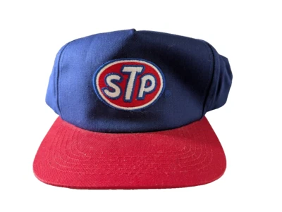Vintage 90s STP Oil Promo Snapback Hat Deadstock NWOT Petty - Image 1 of 4