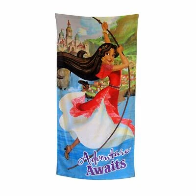 Disney Elena of Avalor Beach Towel 100% Cotton 28"X58"-Swing Foto 1 de 2
