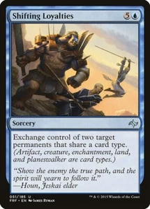 MTG UC REGULAR FRF: FATE REFORGED - NM- SHIFTING LOYALTIES 051/185 - Picture 1 of 1