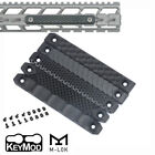 Aluminum Texture Rail Cover Long and Short Version Railscales for Keymod M-lok