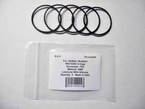 5 kompatible DeWalt / Bostitch 9R210354 O-Ringe / R&S 029DB / NBR Material - Bild 1 von 2