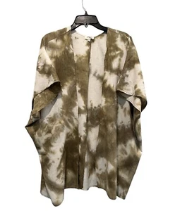 Umgee Brown Tie Dye Open Front Kimono Women’s Size S/M Boho Hippie Festival - Picture 1 of 9
