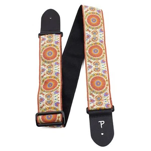 Perri's Leathers Ltd. - Gitarrengurt - Nylon - Jacquard - Rosen & Totenköpfe ... - Bild 1 von 6