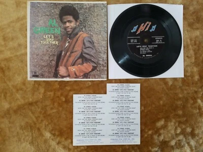 AL GREEN Let's Stay Together Jukebox 7" LP With Title Strips 33 RPM HI SHL-32070 - Image 1 of 4