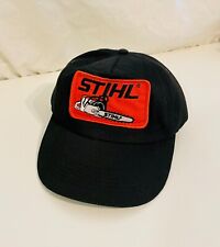 Vintage STIHL Chainsaw Patch Hat Snapback Cap One Size Fits Most NO MESH 