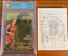2011/12 Fleer Retro Flair Showcase Klay Thompson Authentic Altered #0014652424