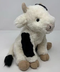 JellyCat Medium Carey Calf Cow Plush Stuffed Animal Retired Black White HTF - Picture 1 of 5