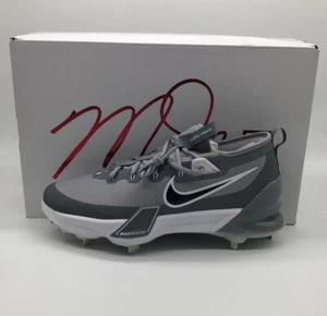 Nike Force Zoom Trout 9 Elite Men Baseball Cleats Grey FB2906-002 NEW Sz 13 - Picture 1 of 6