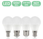 LED 25W 40W 60W SES E14 BC ES Golf Ball Round Globe Lamp Light Bulbs Warm White