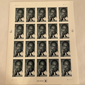 Vintage Malcolm X Black Heritage Sheet of Twenty 33Cent Postage Stamps Scott3273 - Picture 1 of 4